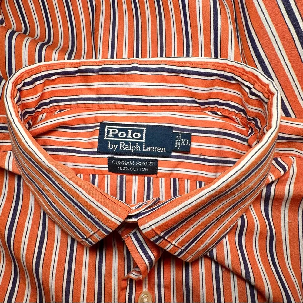 Polo Ralph Lauren Men’s Long Sleeve Striped Dress Shirt XL
